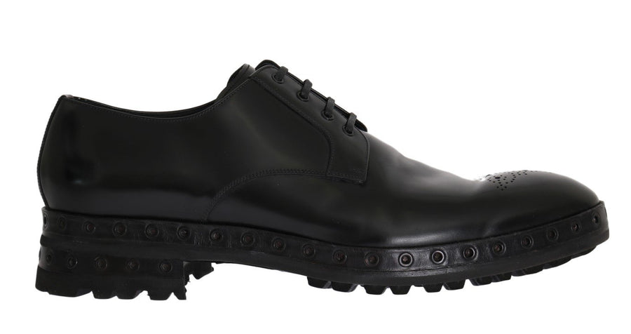 Black Leather Polished Formal Shoes