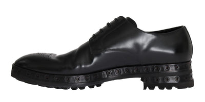 Black Leather Polished Formal Shoes