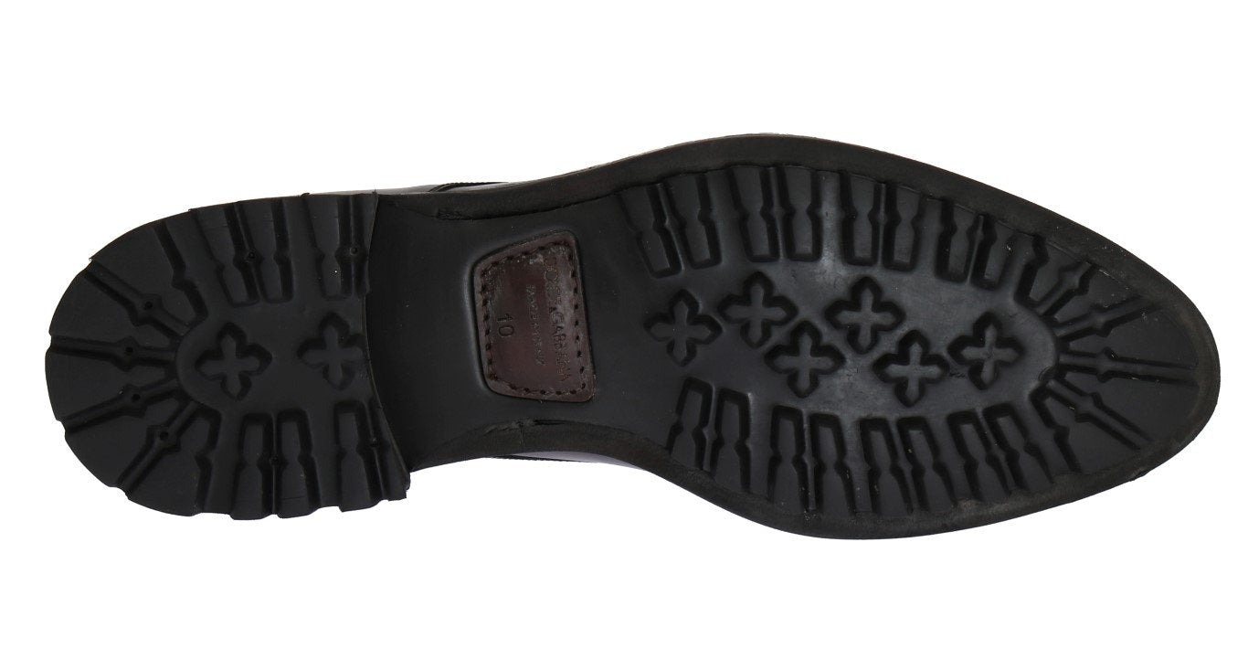 Black Leather Polished Formal Shoes