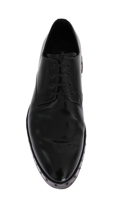 Black Leather Polished Formal Shoes