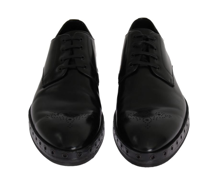Black Leather Polished Formal Shoes