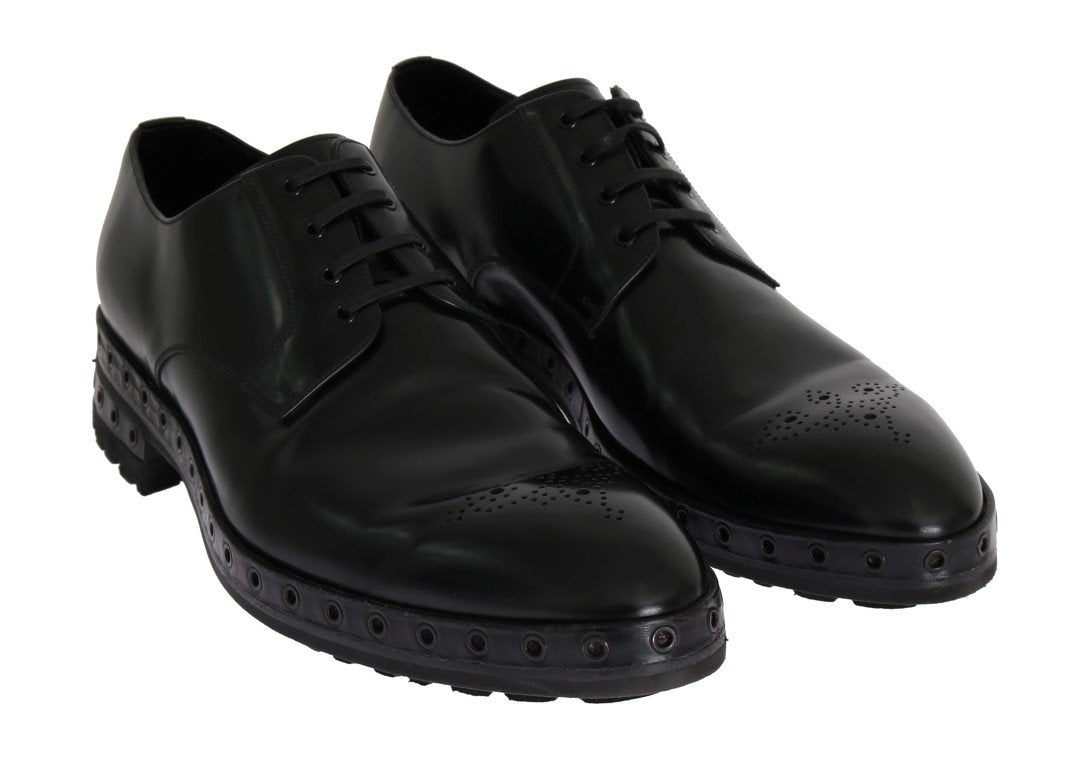 Black Leather Polished Formal Shoes