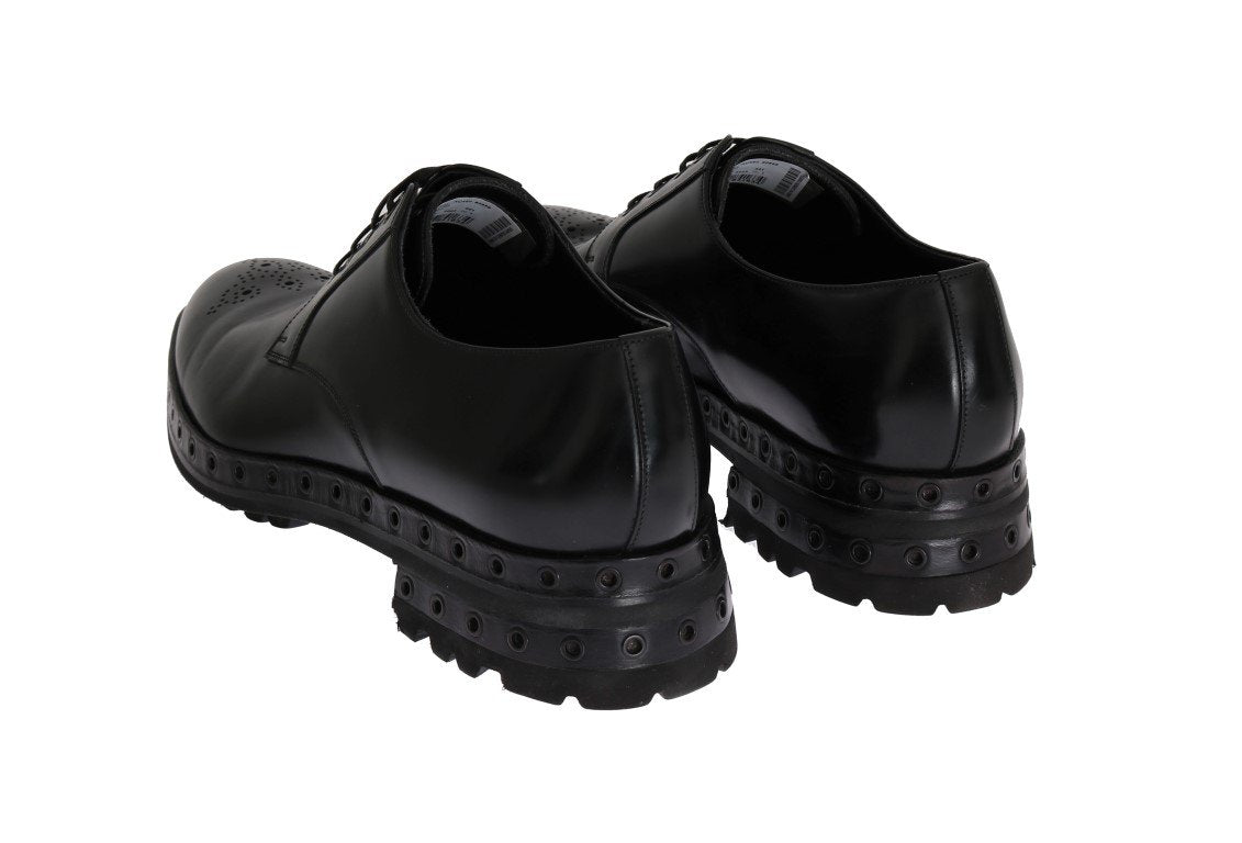 Black Leather Polished Formal Shoes