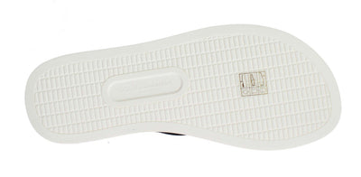 Blue Leather Shoes Majolica Flip Flops