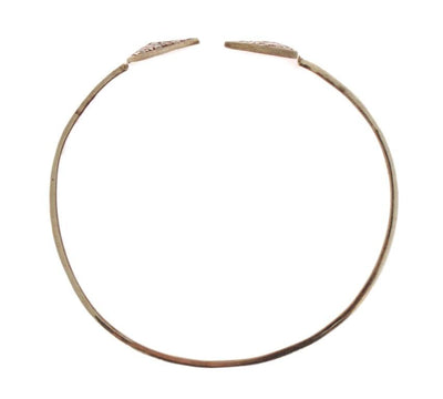 Arrow Crystal 925 Silver Bangle Bracelet