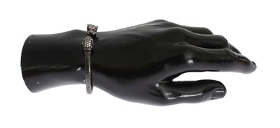Crystal 925 Silver Bangle Bracelet