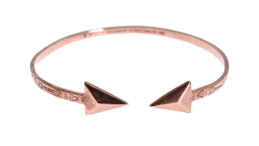Arrow Rose 925 Silver Bangle Bracelet