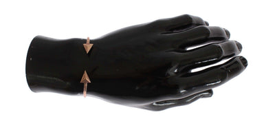 Arrow Rose 925 Silver Bangle Bracelet