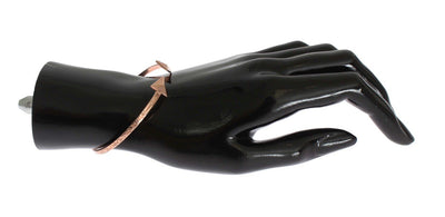 Arrow Rose 925 Silver Bangle Bracelet