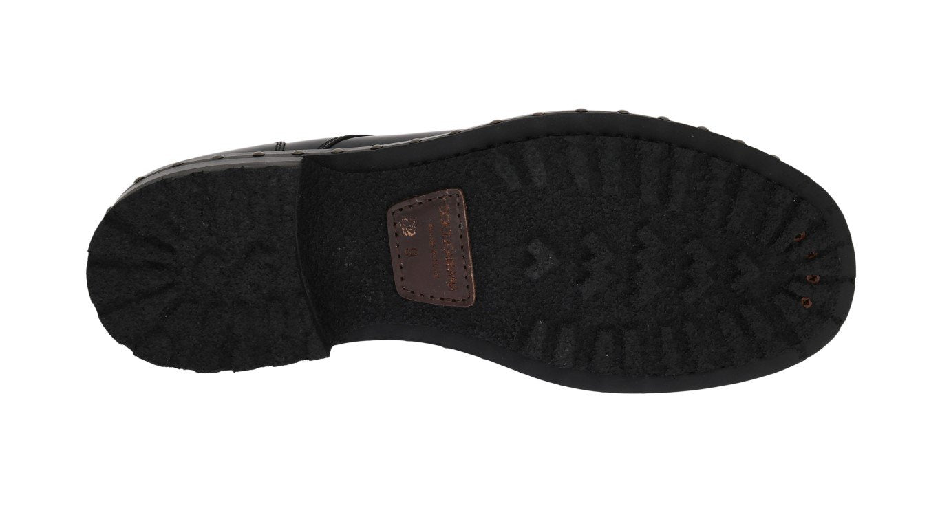 Black Leather Polished Formal Shoes