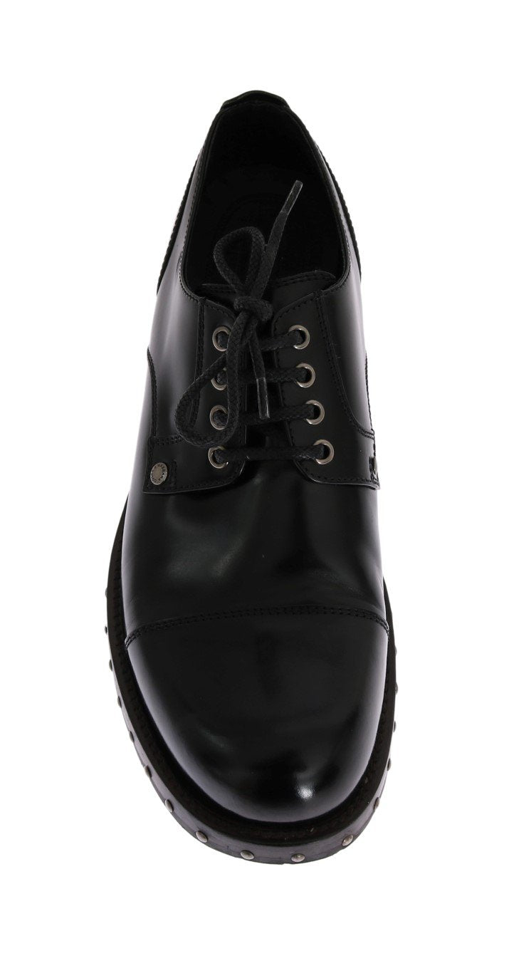 Black Leather Polished Formal Shoes