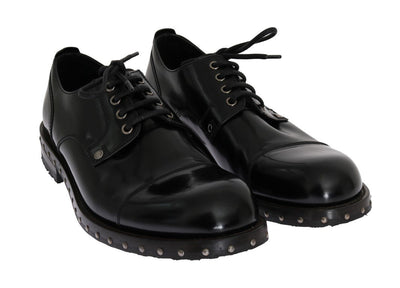 Black Leather Polished Formal Shoes
