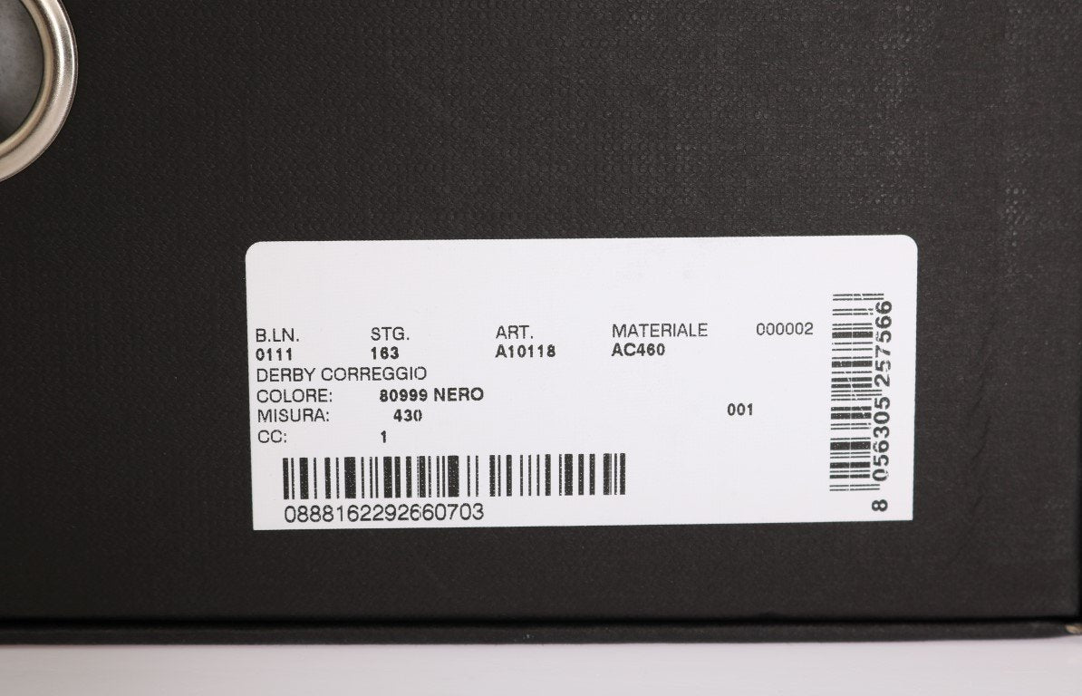Black Leather Polished Formal Shoes