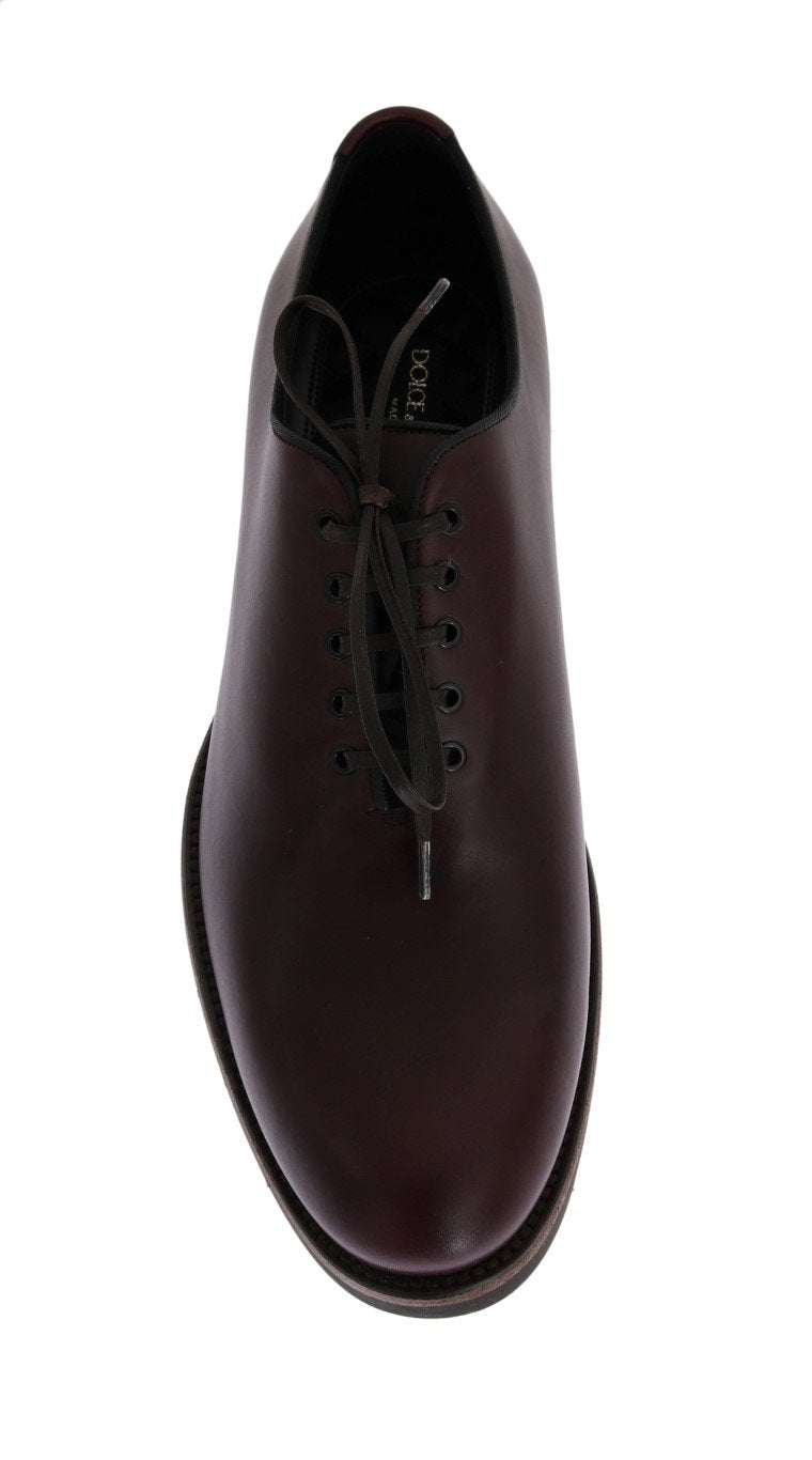 Bordeaux Leather Laceup Formal Shoes