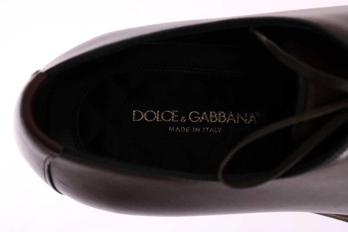 Bordeaux Leather Laceup Formal Shoes