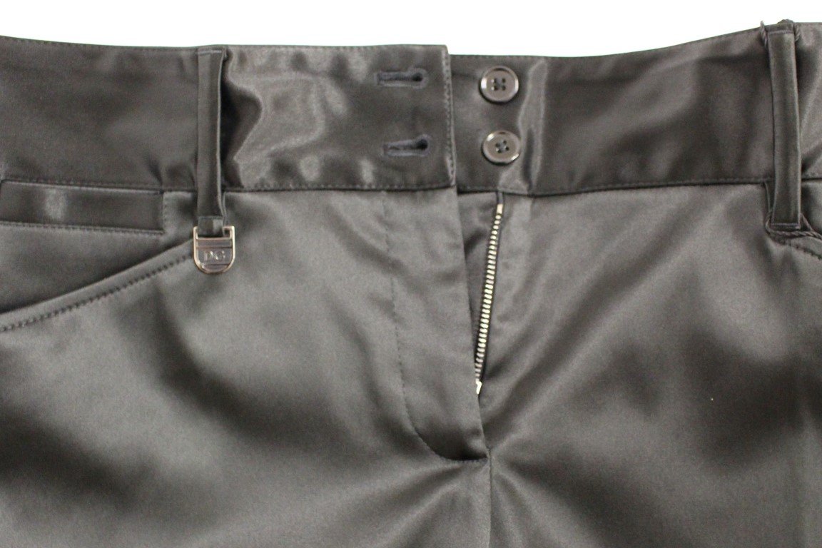 Black nylon shorts pants