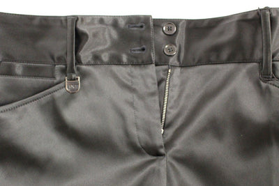 Black nylon shorts pants