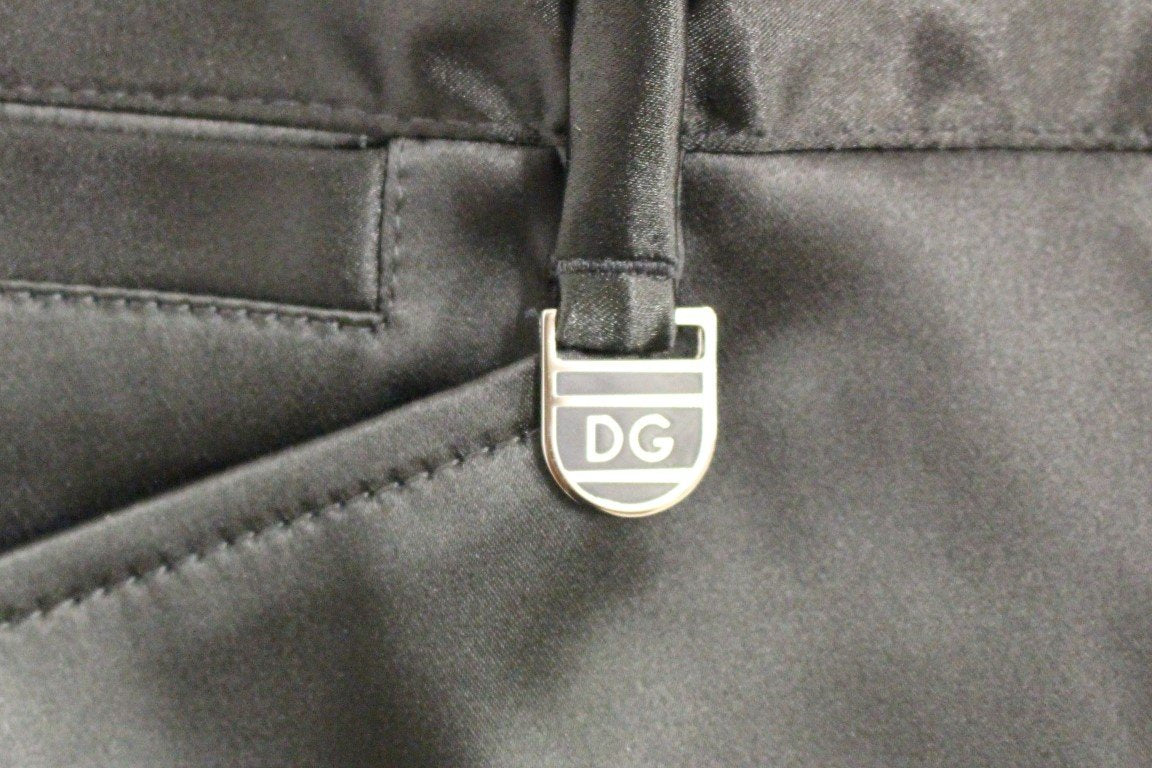 Black nylon shorts pants