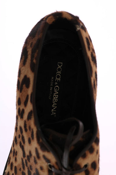 Beige Brown Savana Pony Hair Shoes