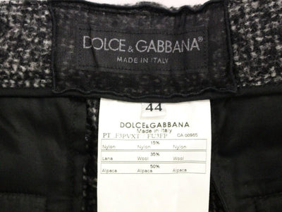 Gray wool shorts pants