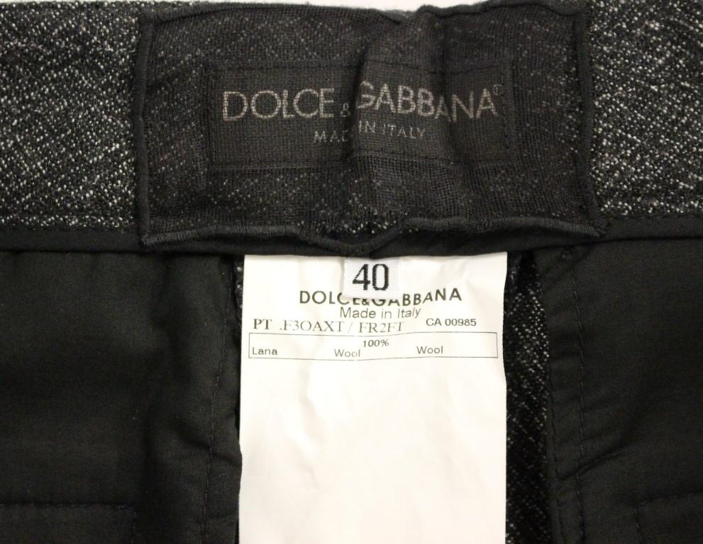 Gray wool shorts pants