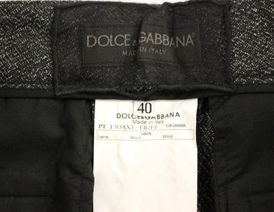 Gray wool shorts pants