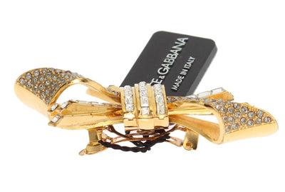 Gold Brass Bow Hair Clip