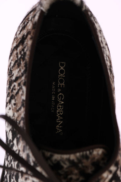 Multicolored Pony Hair Derby Shoes