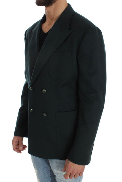 Green Cashmere Blazer Jacket