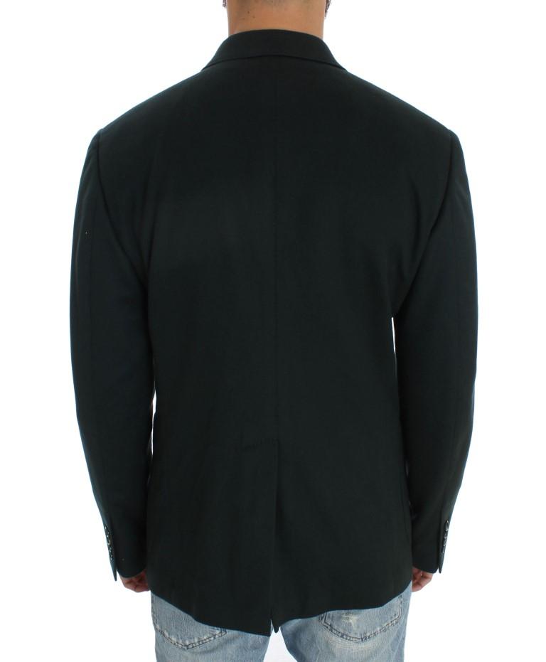 Green Cashmere Blazer Jacket