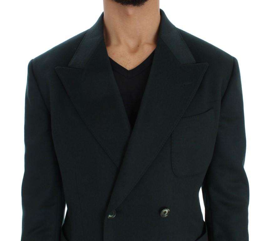 Green Cashmere Blazer Jacket