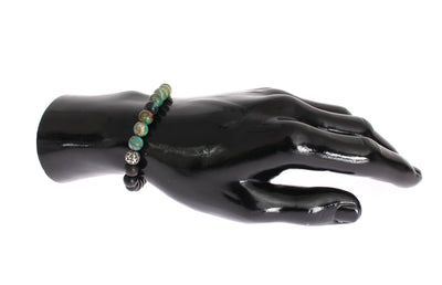 Bali Turquoise Ebony 925 Bracelet