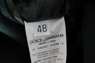 Green Cashmere Blazer Jacket