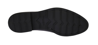 Black Leather Laceup Formal Shoes