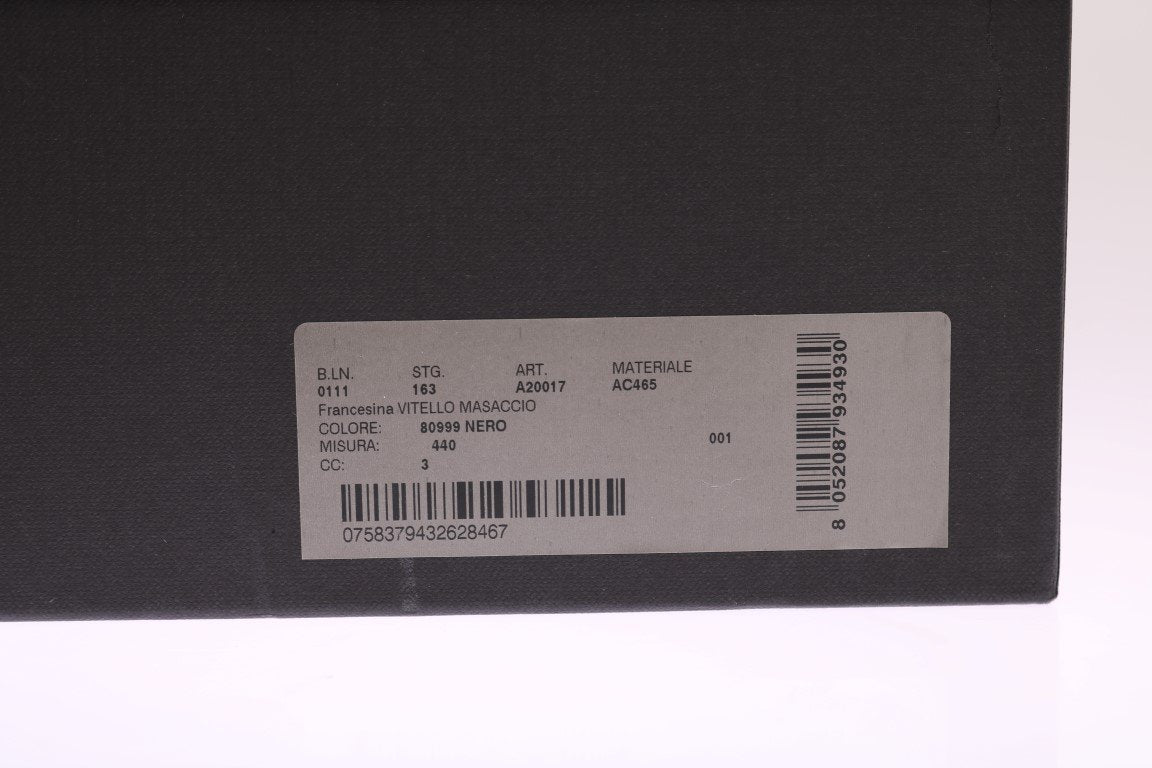 Black Leather Laceup Formal Shoes