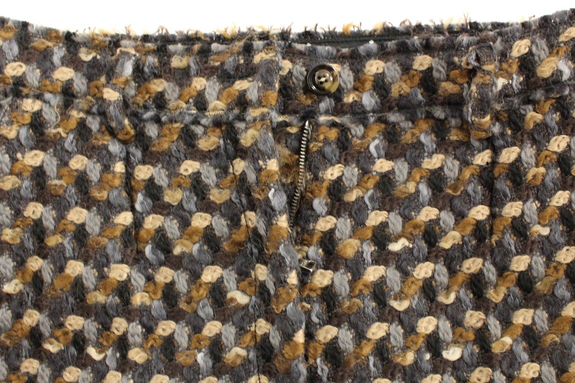 Multicolor wool shorts pants