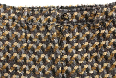 Multicolor wool shorts pants