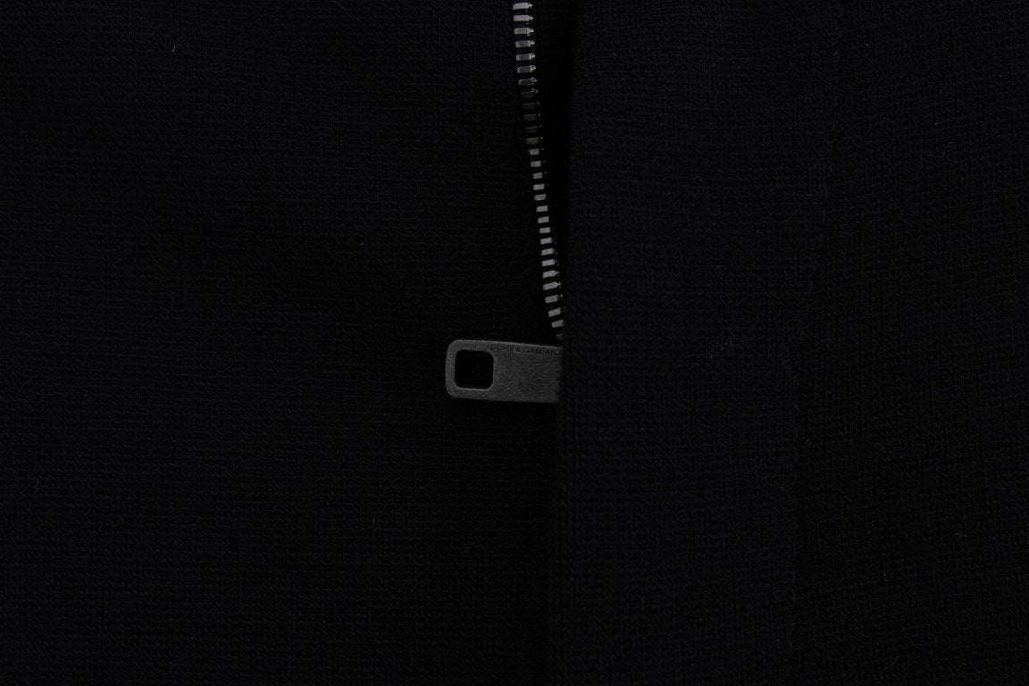 Black Wool Slim Fit Casual Pants