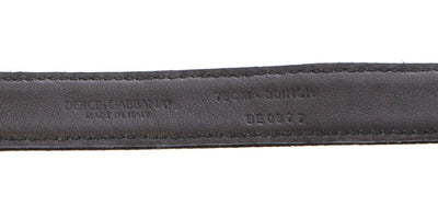 Purple Silk Sequined Logo Belt