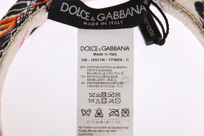 Multicolor Cotton Silk Headband