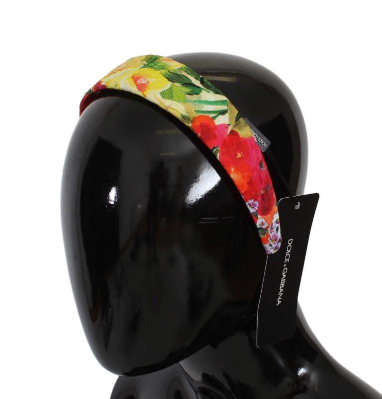 Multicolor Floral Cotton Silk Headband