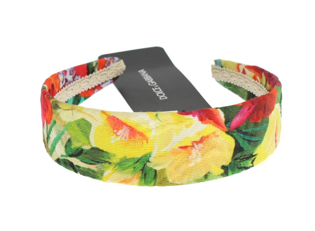 Multicolor Floral Cotton Silk Headband
