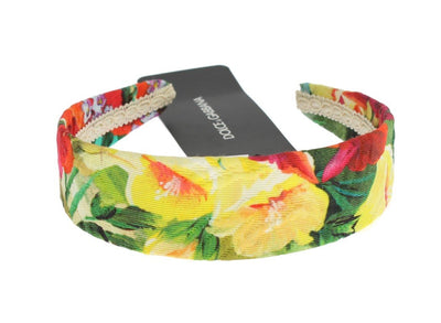 Multicolor Floral Cotton Silk Headband