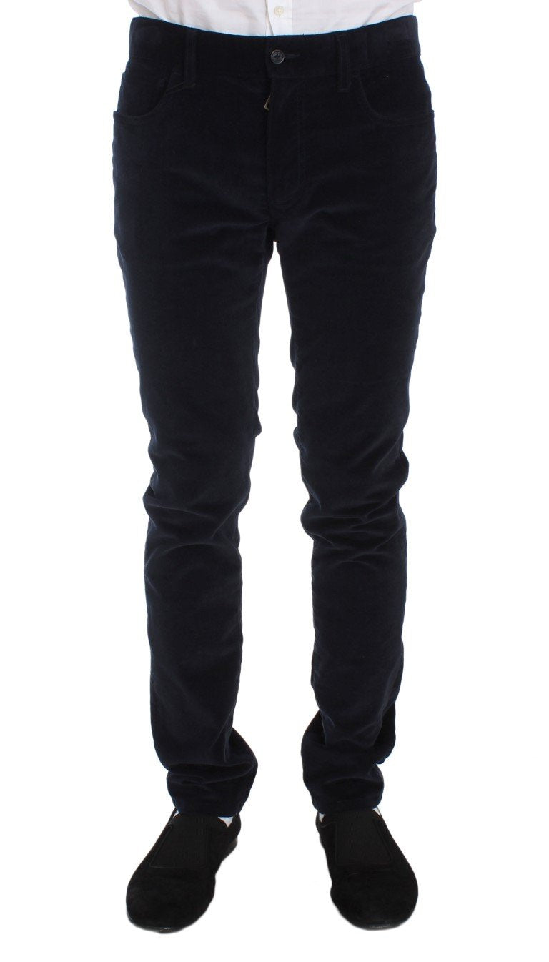 Blue Cotton 16 Stretch Slim Fit Pants