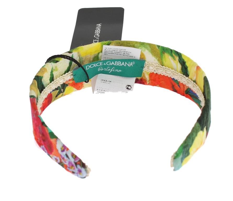 Multicolor Floral Cotton Silk Headband