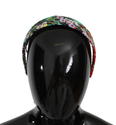 Multicolor Floral Cotton Silk Headband