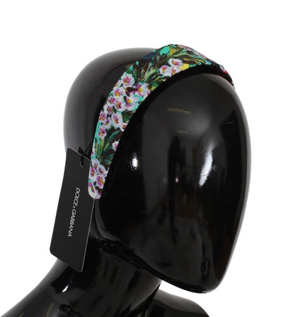 Multicolor Floral Cotton Silk Headband