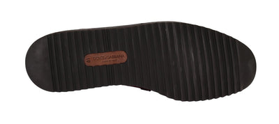 Bordeaux Suede Embroidered Loafers