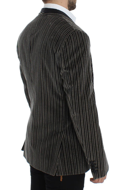 Gray striped SICILIA blazer