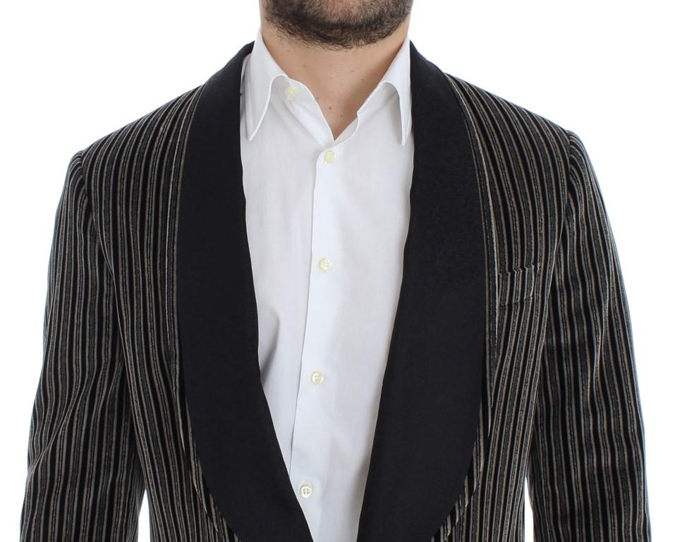 Gray striped SICILIA blazer